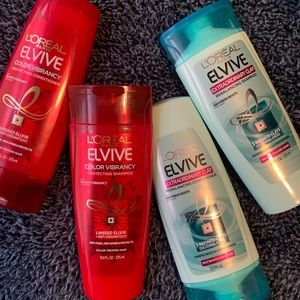 L’Oréal elvive shampoo and conditioner bundle